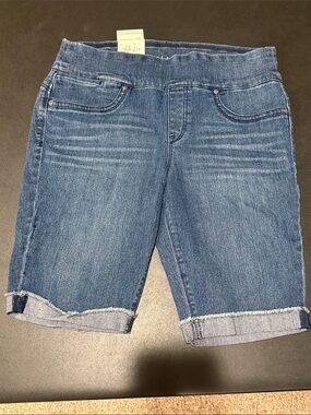 Style & Co. Blue Denim Bermuda Shorts with Cuffed Hem